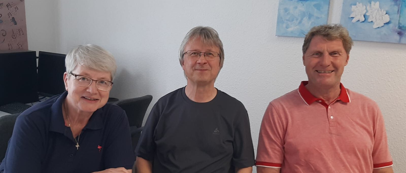 Unsere Gesellschafter B. Rothkopf, F. Buhrmester, A. Flachskampf